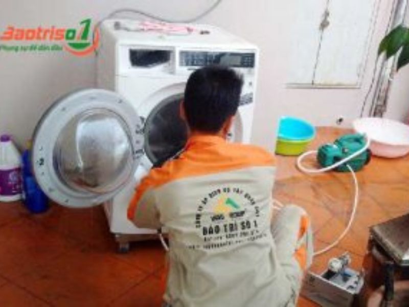 Dịch vụ sửa máy giặt Panasonic rò nước tại Bảo Trì Số 1