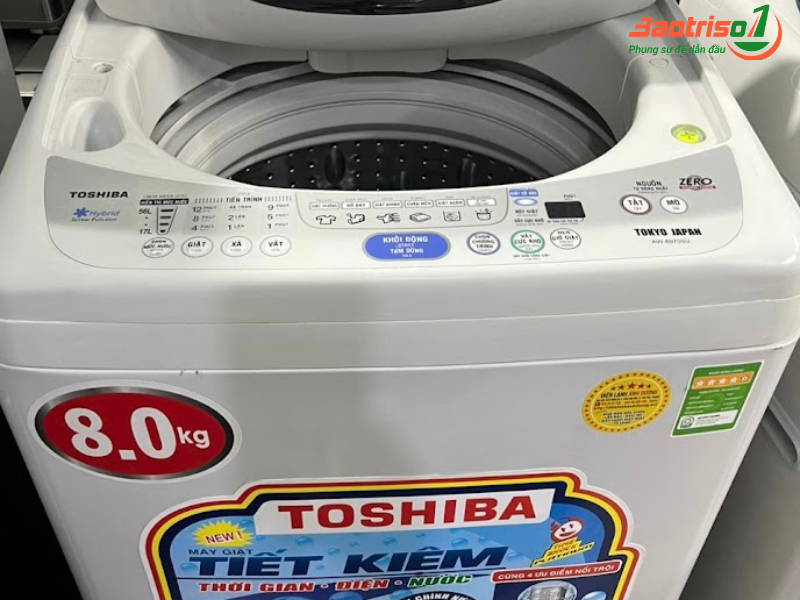 Máy giặt Toshiba không ngắt nước