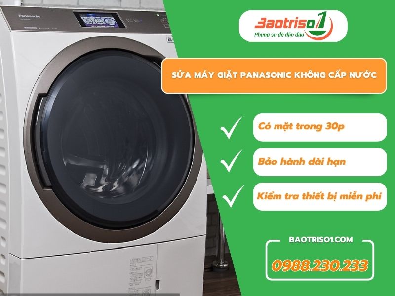 Baotriso1 chuyên sửa máy giặt panasonic không cấp nước tại nhà Hà Nội