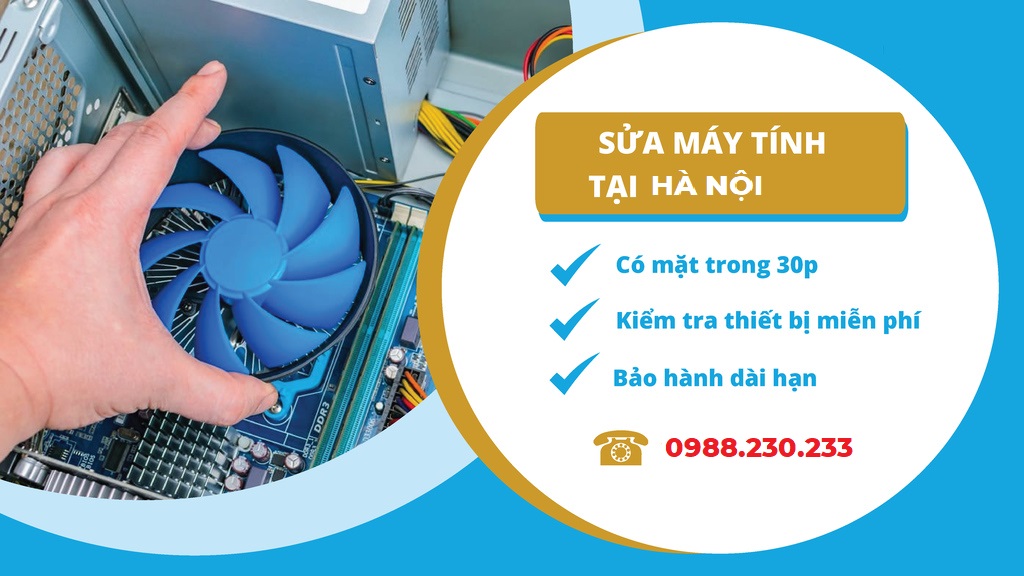 Dịch vụ sửa máy tính tại nhà Hà Nội