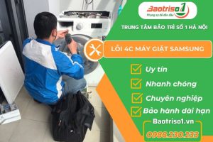 Baotriso1 sửa lỗi 4C máy giặt Samsung đơn giản sau 15 phút