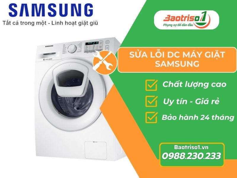 Địa chỉ sửa lỗi Dc máy giặt Samsung