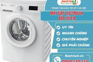 Máy giặt Electrolux báo lỗi E10 nguyên nhân và cách xử lý đơn giản