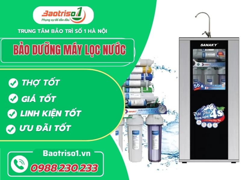 Baotriso1 bảo dưỡng máy lọc nước chuyên nghiệp, giá rẻ