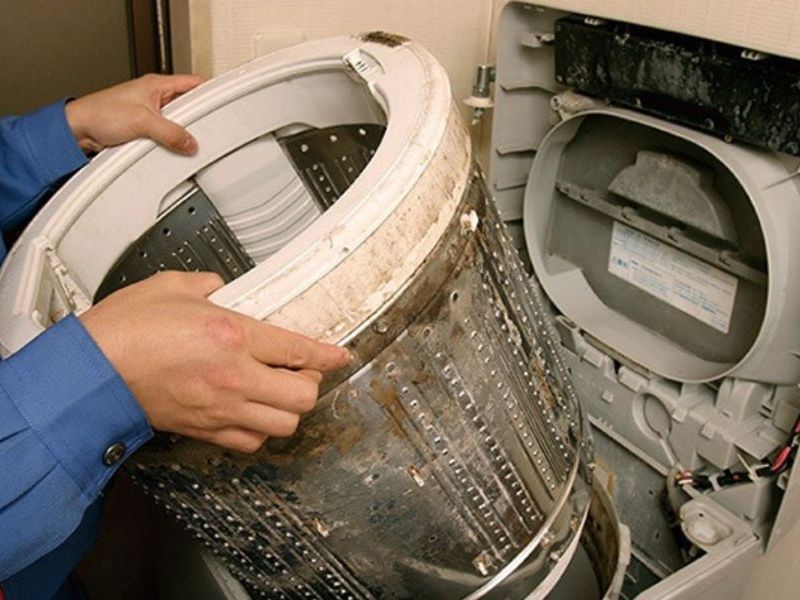 Quy trình vệ sinh máy giặt tại Thanh Xuân của Baotriso1