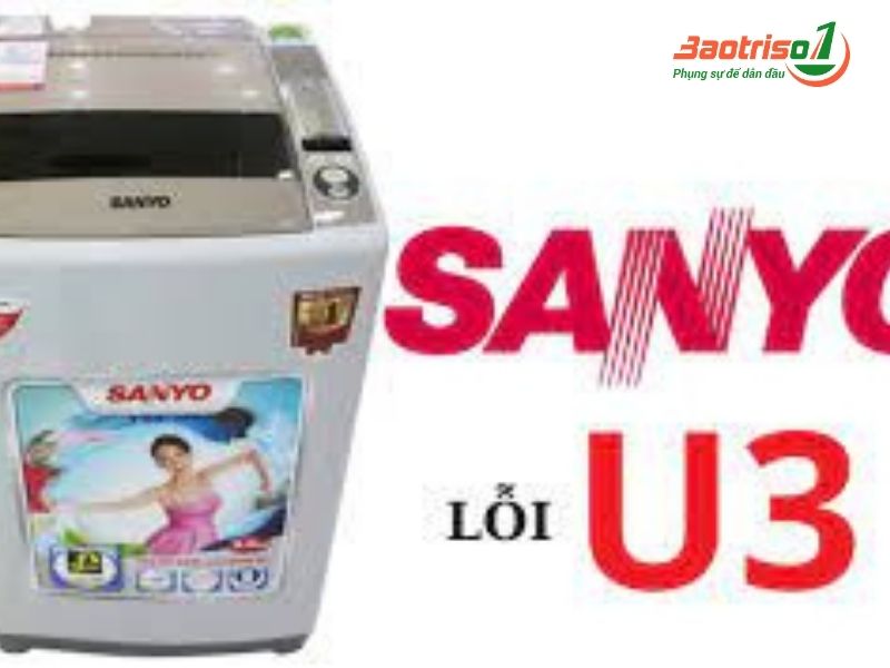 Lỗi U3 máy giặt Sanyo