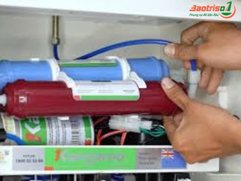 Sửa bình áp máy lọc nước do bơm yếu