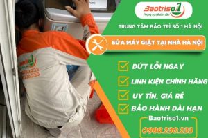 Dịch vụ sửa máy giặt tại nhà Hà Nội uy tín, giá rẻ, dứt lỗi 100%