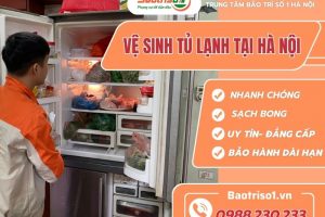 Địa chỉ vệ sinh tủ lạnh tại Hà Nội sạch bóng, giá ưu đãi