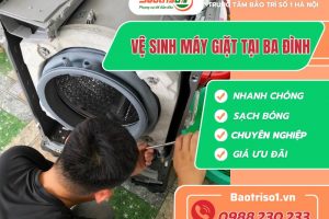 Địa chỉ vệ sinh máy giặt tại Ba Đình uy tín, giá rẻ tại Hà Nội