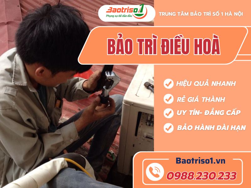 Thợ bảo trì điều hòa