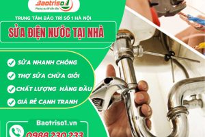 Sửa điện nước tại nhà tất tần tật mọi lỗi, giá rẻ