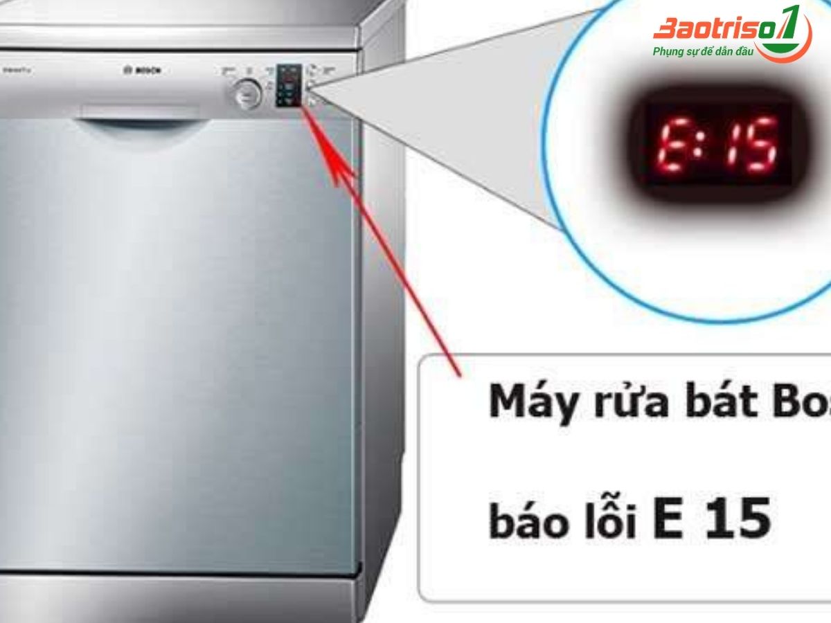 Hướng dẫn sửa các lỗi thường gặp ở máy rửa bát Bosch