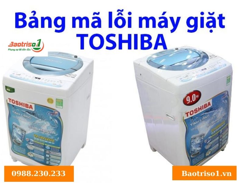 Lỗi E2 Máy Giặt Toshiba 