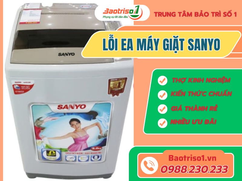 Lỗi Ea Máy Giặt Sanyo