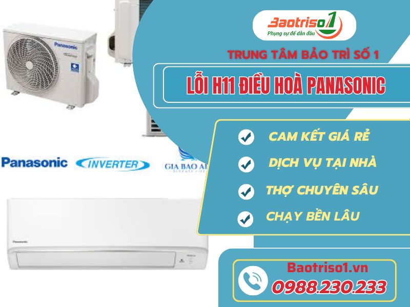 Lỗi H11 điều Hoà Pânsonic