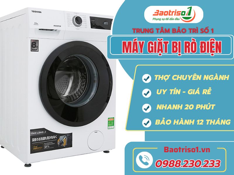 Cập nhật nguyên nhân, cách sửa máy giặt bị rò điện chi tiết nhất Cập nhật nguyên nhân, cách sửa máy giặt bị rò điện chi tiết nhất