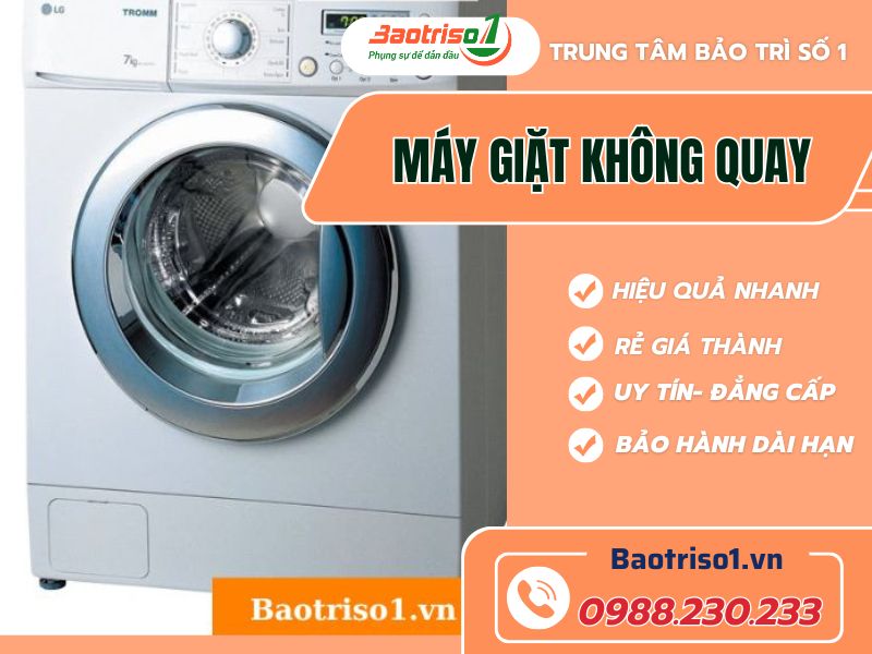 Cách sửa lỗi máy giặt không quay tại nhà mới nhất, hiệu quả tức thì