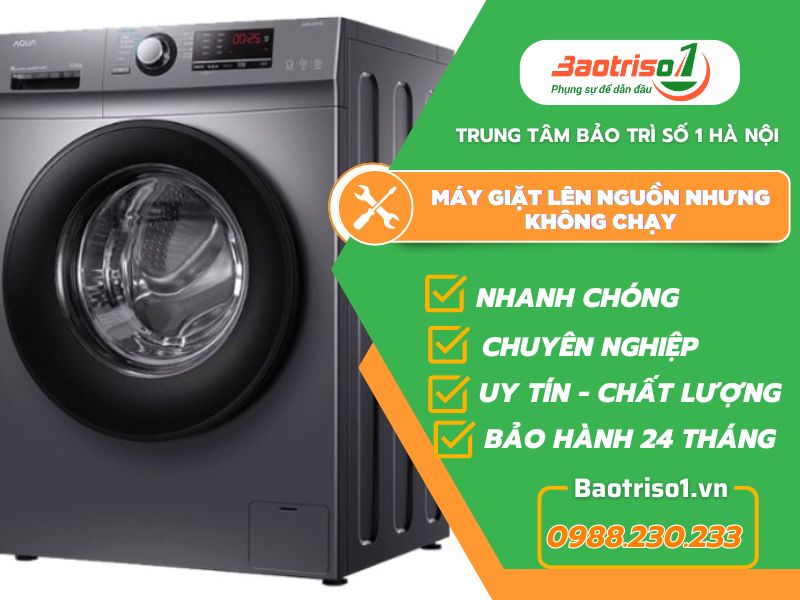 Vì sao máy giặt lên nguồn nhưng không chạy và cách sửa mới nhất.