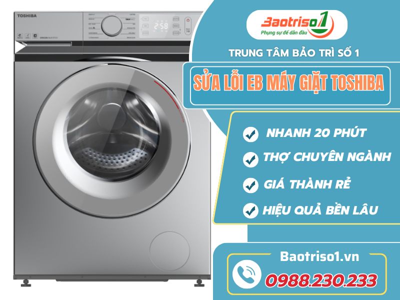 Sửa Lỗi Eb Máy Giặt Toshiba