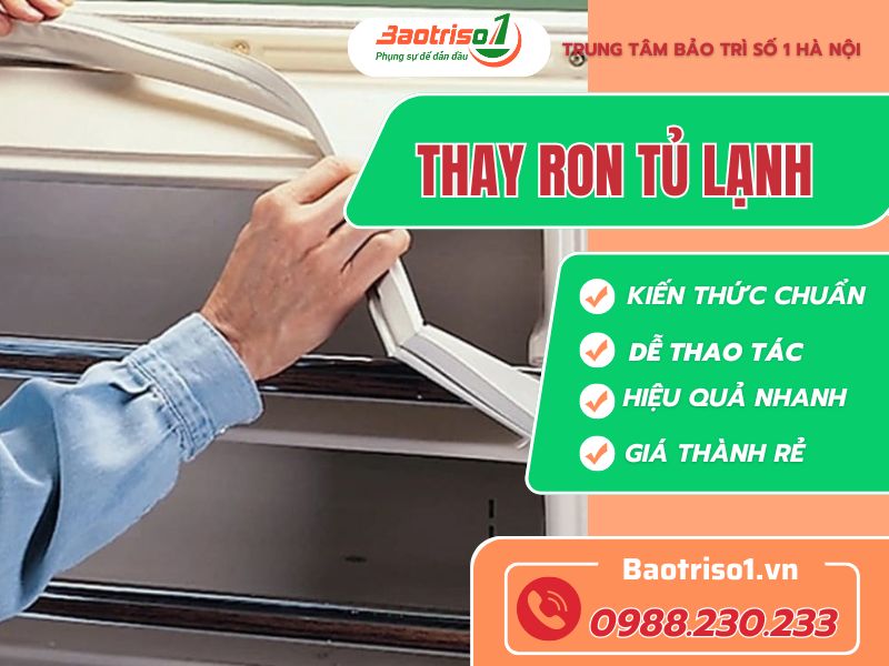 Dịch vụ thay ron tủ lạnh chất lượng, giá tốt tại Hà Nội Dịch vụ thay ron tủ lạnh chất lượng, giá tốt tại Hà Nội