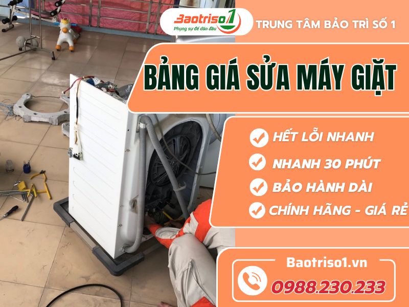 bang gia sua may giat