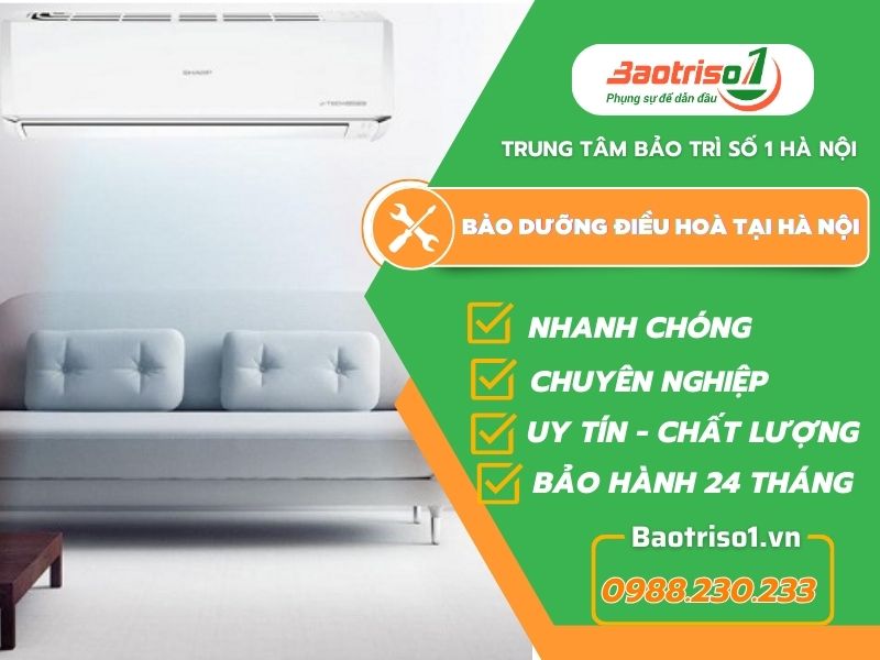 Baotriso1 chuyên bảo dưỡng điều hòa tại Hà Nội tử tế, giá rẻ