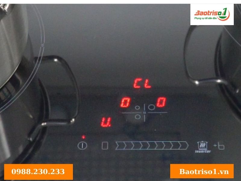 Dấu hiệu bếp từ báo lỗi U là gì?