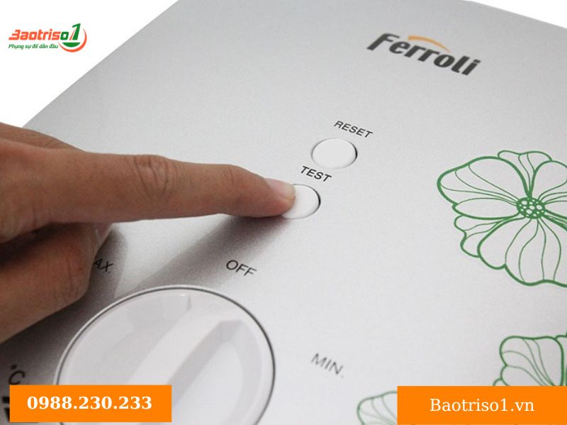 Dấu hiệu ở bình nóng lạnh không sáng đèn