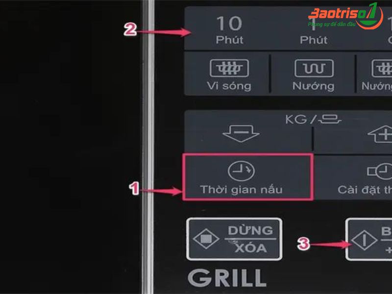 Cách cài đặt giờ nấu Cách cài đặt giờ nấu