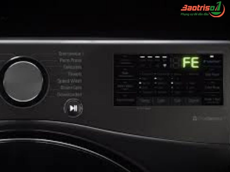 Cam kết sửa lỗi FE máy giặt LG uy tín 