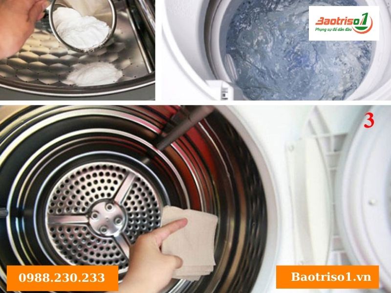 Vệ sinh máy giặt tại nhà