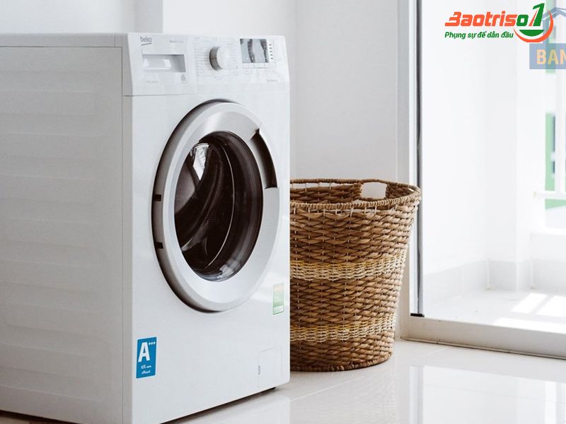 Cửa máy giặt đóng chưa chặt