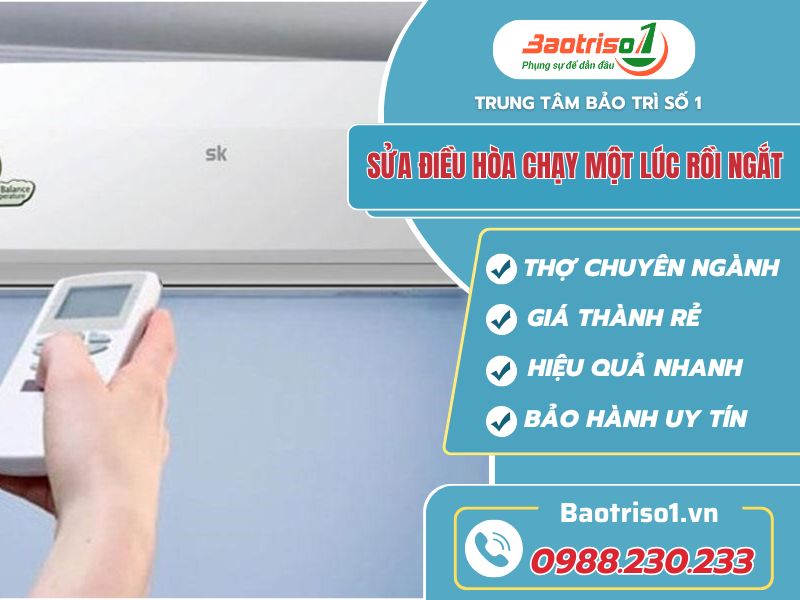 Lý do khiến điều hòa chạy một lúc rồi ngắt? Bí mật thợ không nói