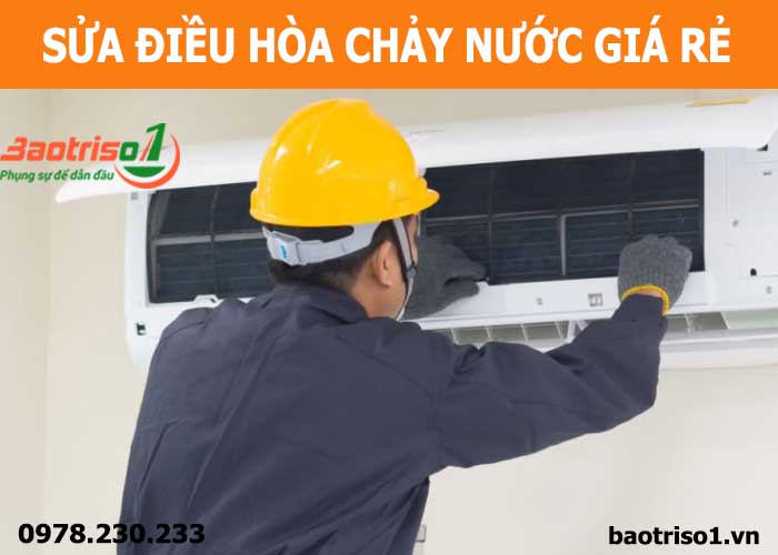 Sửa điều hòa chảy nước