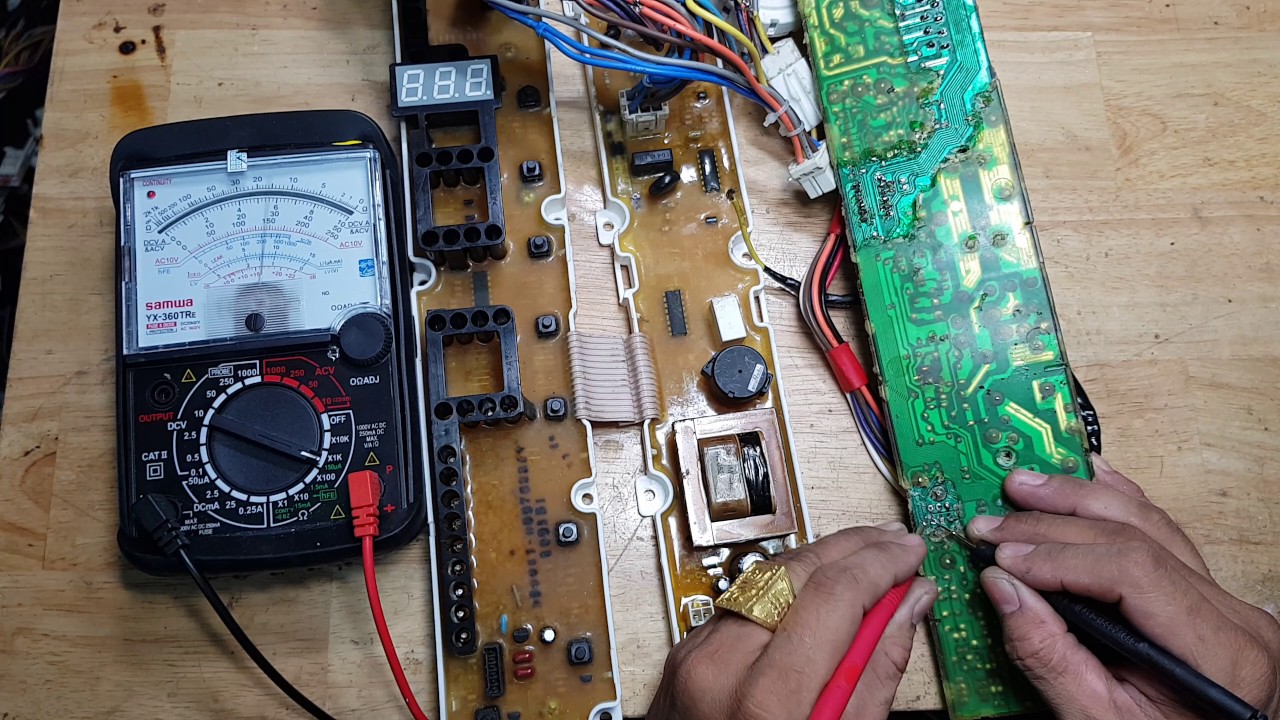 Sửa bo mạch máy giặt LG