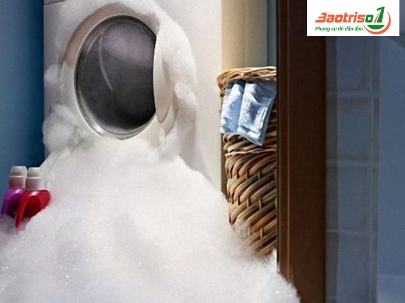 Bọt xà phòng quá nhiều