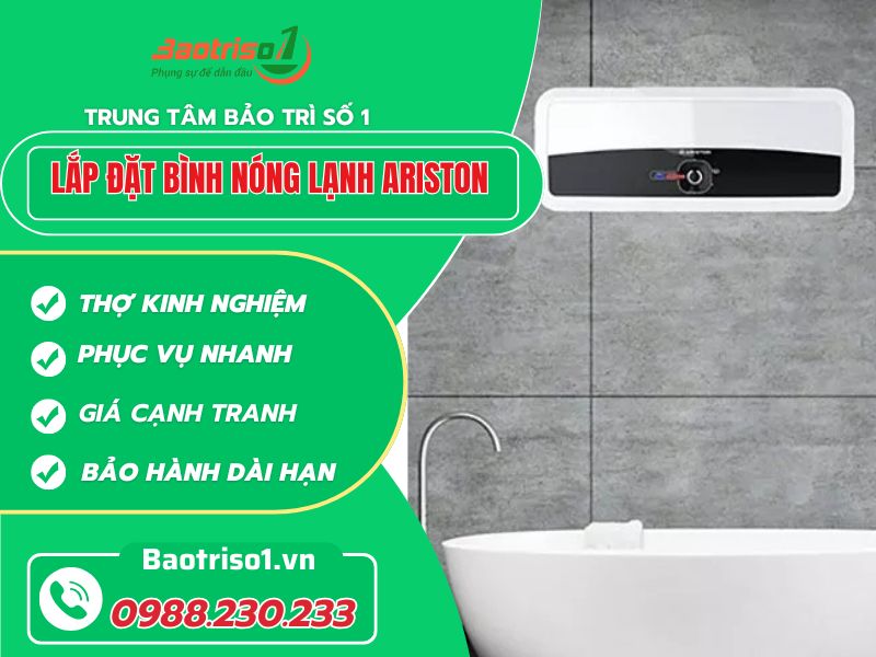Lap Dat Binh Nong Lanh Ariston Baotriso1