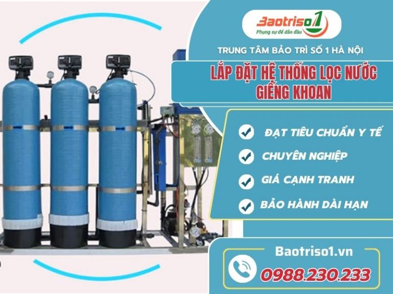Lắp đặt hệ thống lọc nước giếng khoan uy tín, chất lượng đạt chuẩn y tế Lắp đặt hệ thống lọc nước giếng khoan uy tín, chất lượng đạt chuẩn y tế