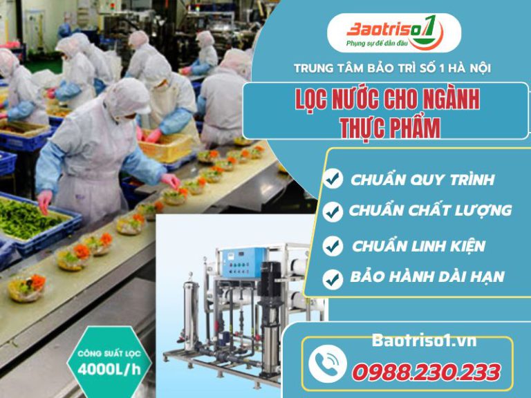 Baotriso1 lọc nước cho ngành thực phẩm Baotriso1 lọc nước cho ngành thực phẩm