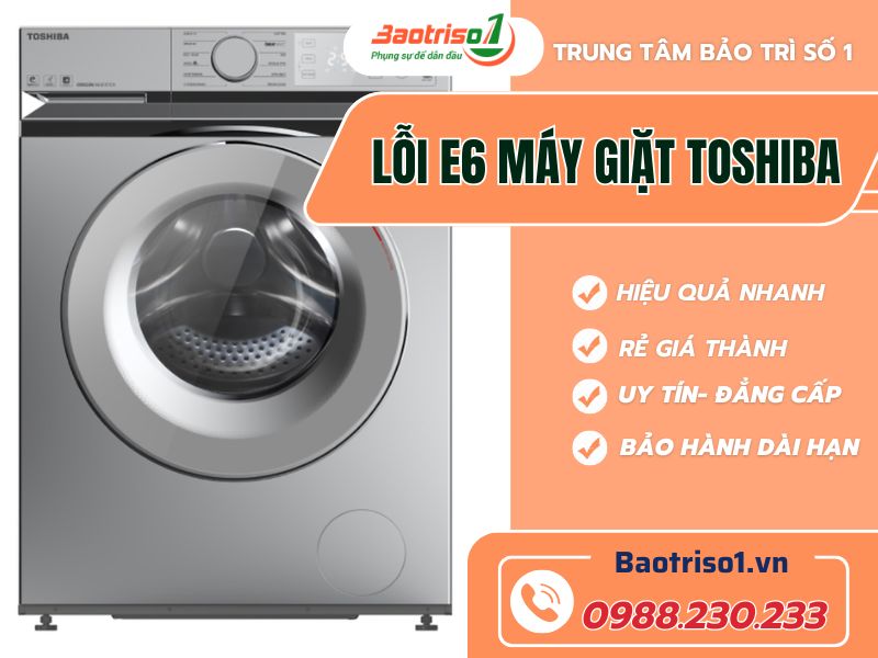 Lỗi E6 Máy Giặt Toshiba (2)
