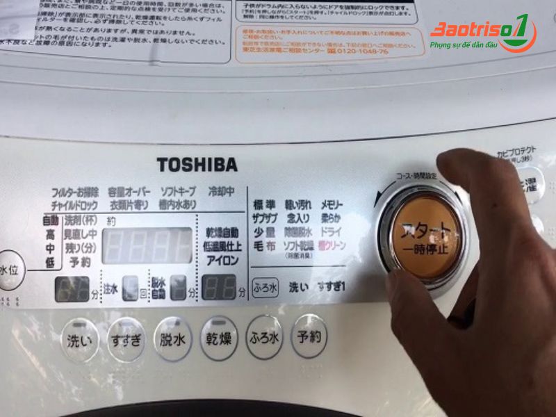 Tổng hợp mã lỗi máy giặt Toshiba nội địa thường gặp và cách sửa