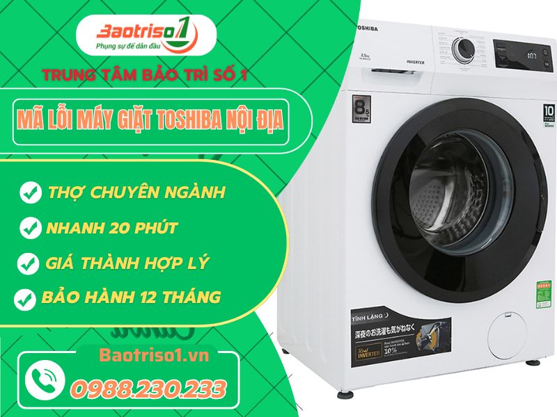 Mã Lỗi Máy Giặt Toshiba Nội địa