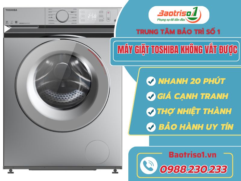 Máy Giặt Toshiba Không Vắt được