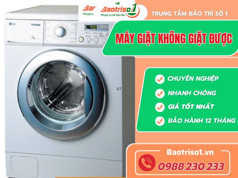 Nguyên nhân và cách sửa máy giặt không giặt được hiệu quả tại nhà