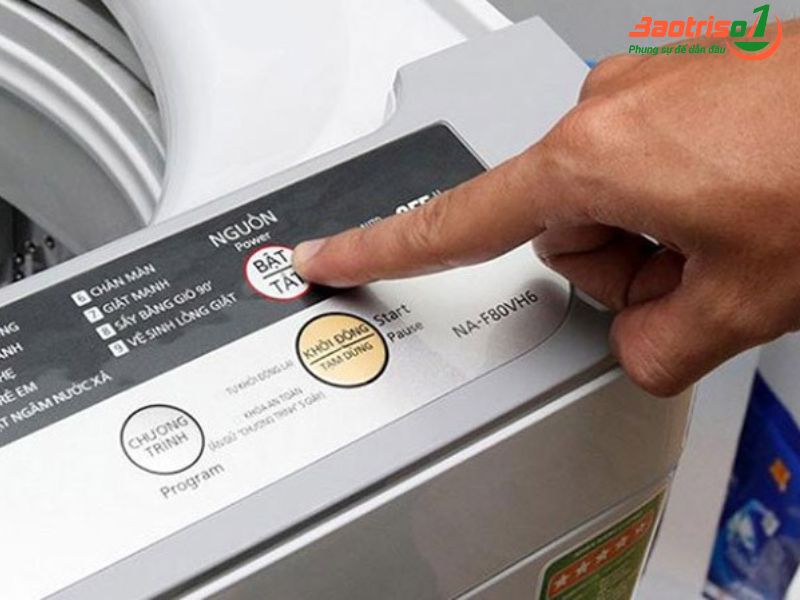 Biểu hiện của máy giặt không lên nguồn Biểu hiện của máy giặt không lên nguồn