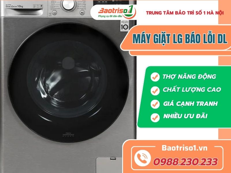 Sửa máy giặt LG báo lỗi DL
