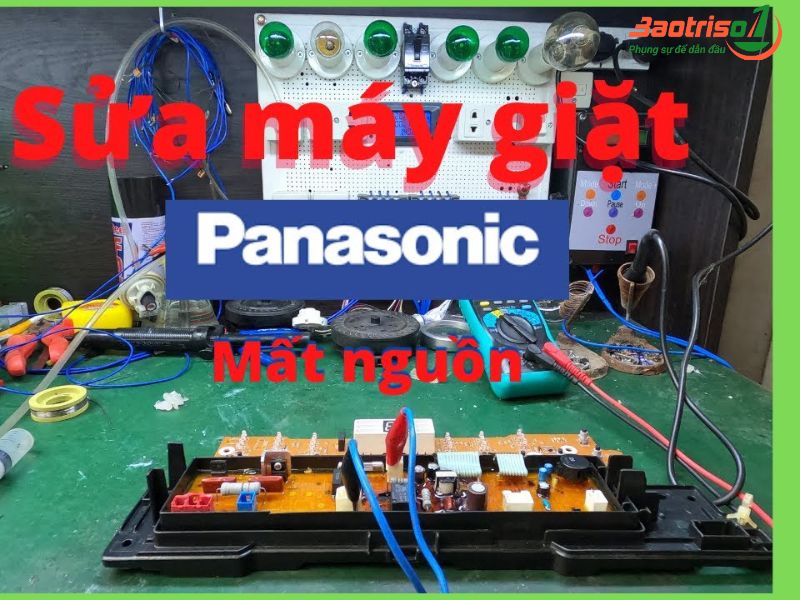 Cách sửa board máy giặt Panasonic mất nguồn