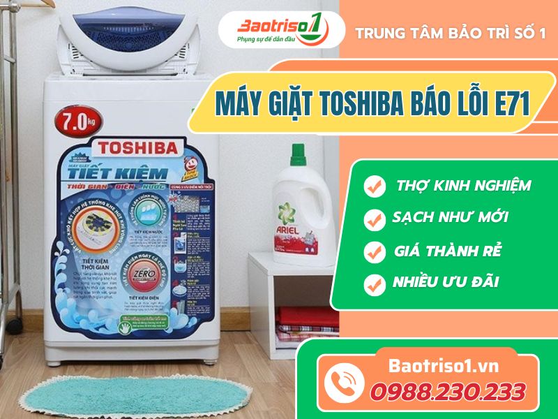 Máy Giặt Toshiba Báo Lỗi E71