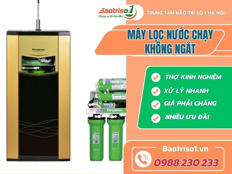 Bật mí cách sửa máy lọc nước chạy không ngắt đơn giản, hiệu quả